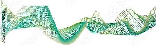 spectrum gradient line wave for element design