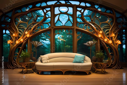 An art nouveau inspired home design photo