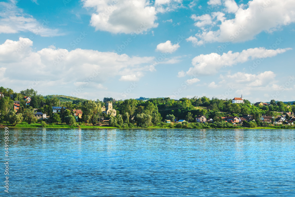 Banostor, a village in Serbia in the Vojvodina province on right riverbank of Danube river