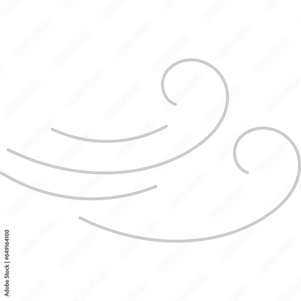 Obraz premium Wind Blow Icon