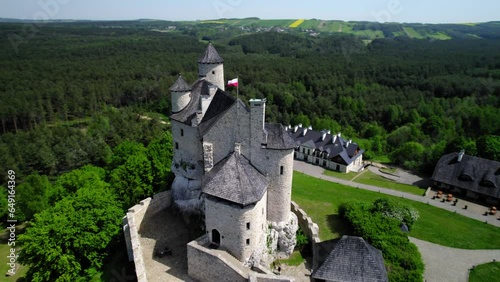 Polands old historic palaces and castles with our stunning drone video shots photo