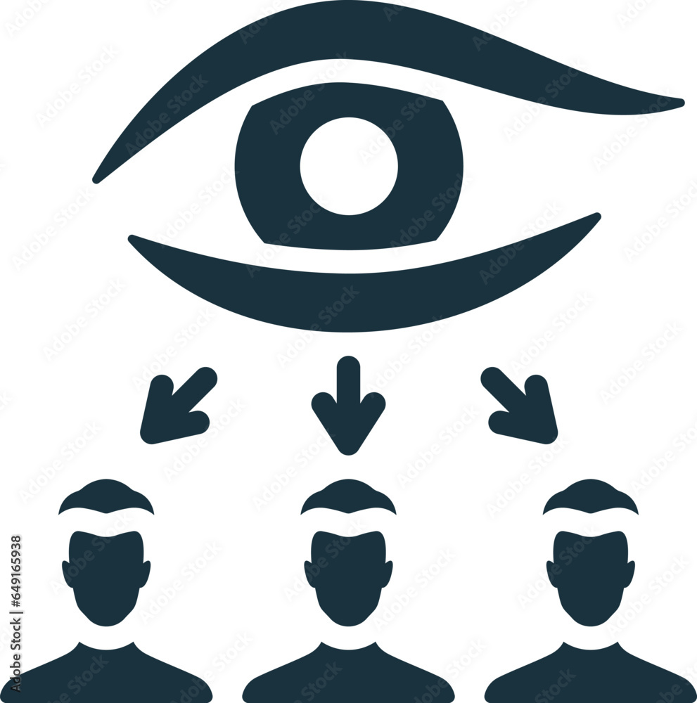 Overseeing icon. Monochrome simple sign from operation management collection. Overseeing icon for logo, templates, web design and infographics. Overseeing icon. Monochrome simple sign from operation management collection. Overseeing icon for logo, templates, web design and infographics.