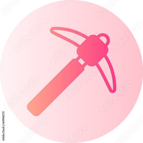 pickaxe gradient icon