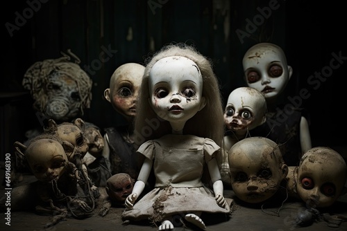 scary haunted halloween dolls 