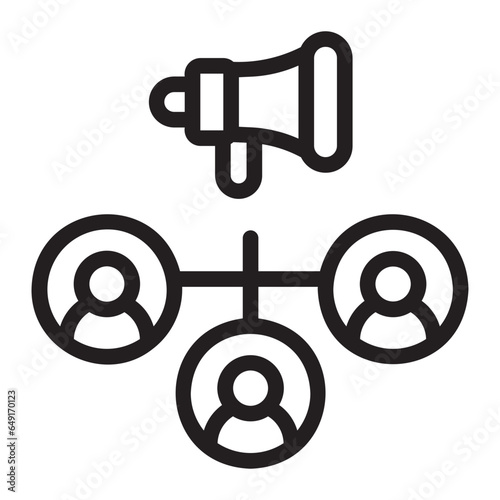 affiliate line icon
