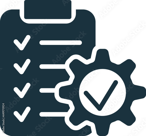 GTD icon. Monochrome simple sign from productivity collection. GTD icon for logo, templates, web design and infographics.