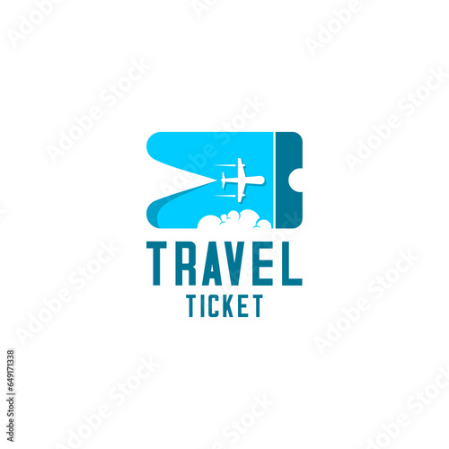 travel vector, airplanes passing by on ticket tour