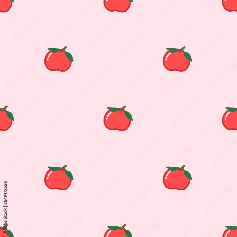 seamless pattern with apples seamless pattern with apples