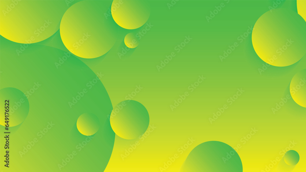 Green and yellow abstract circle gradient modern graphic background Green and yellow abstract circle gradient modern graphic background