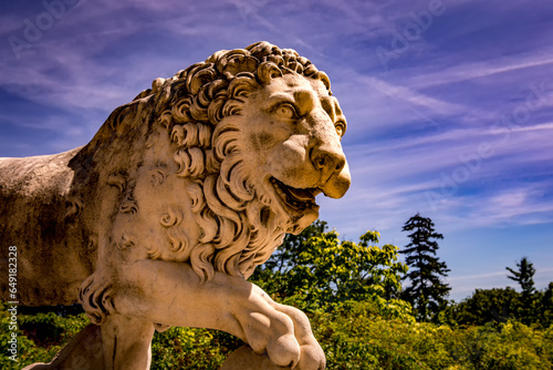 Satue in Chateau de Compiegne, Oise, France photo