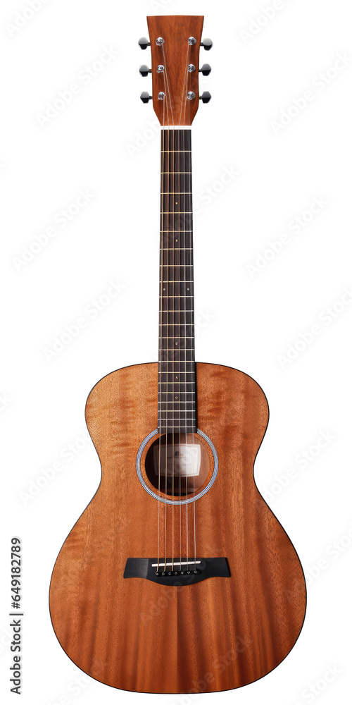 Fototapeta premium beautiful guitar isolated on white