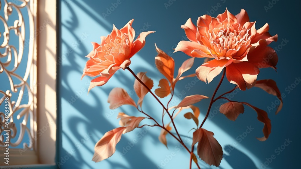 flower trees with vases and have beautiful carvings and have nice shadows