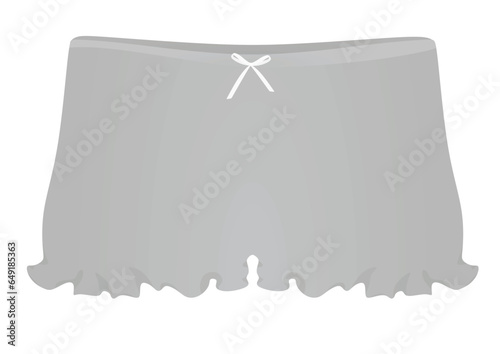 Woman boxer panties. vector illustration