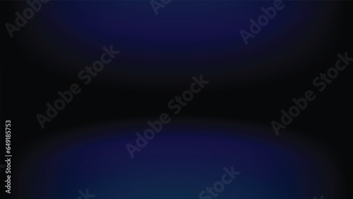 Fotografija Dark Blue color background limbo backdrop, Black backdrop.