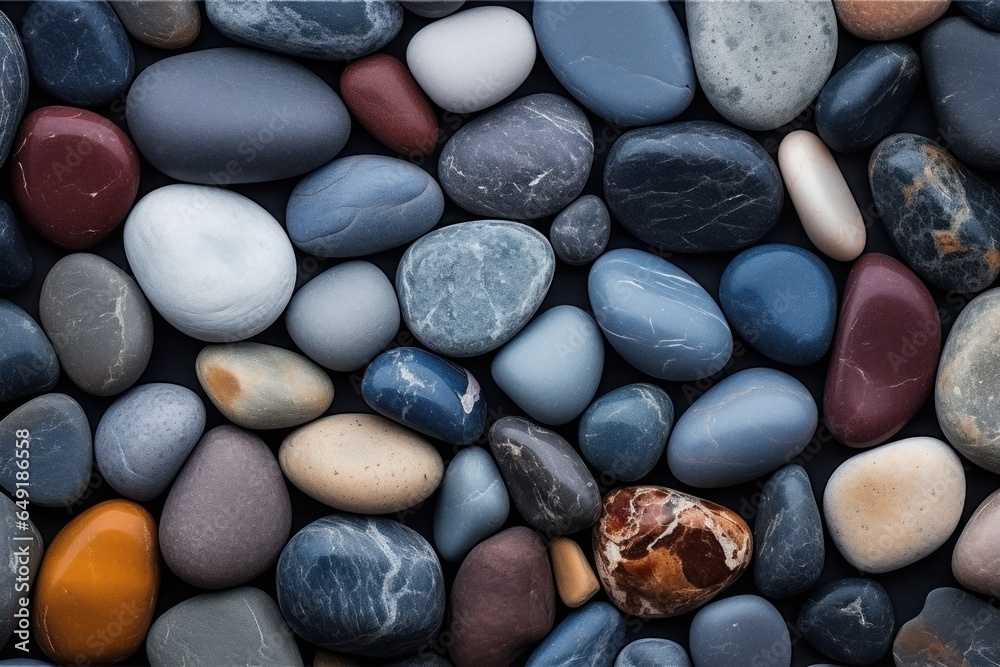 Smooth Stone Surface Texture Background. Generative AI. Smooth Stone Surface Texture Background. Generative AI.
