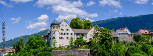 Austria, Vorarlberg, Bregenz, Panoramic view of Deuringschlossle in summer photo