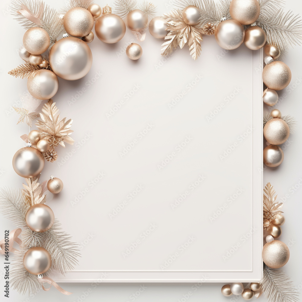 christmas frame on white christmas frame on white