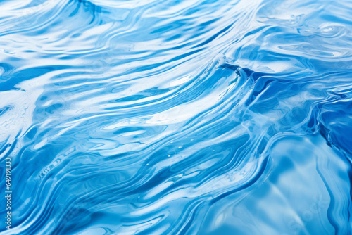 blue ripples in water, patterned surfaces - Generative AI