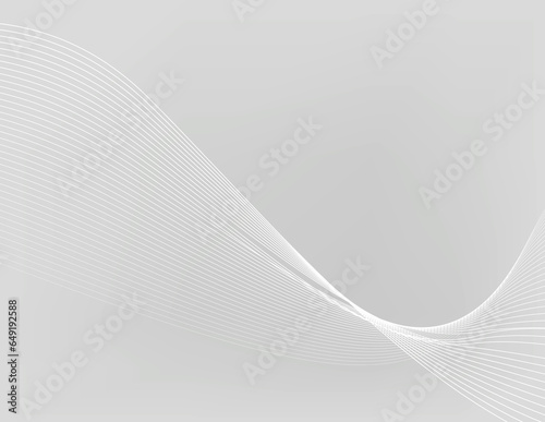 curve abstract light grey background