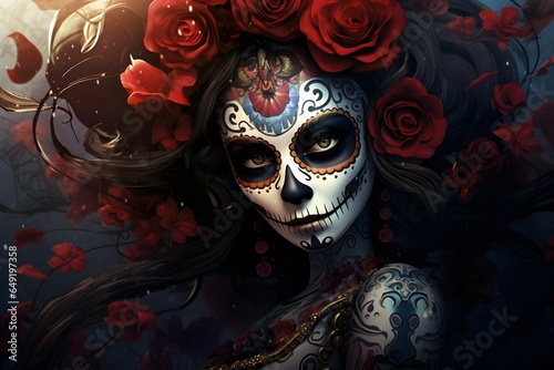 Day of the dead woman © Rod T