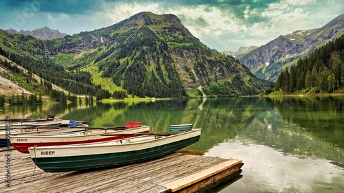 lake in the mountains