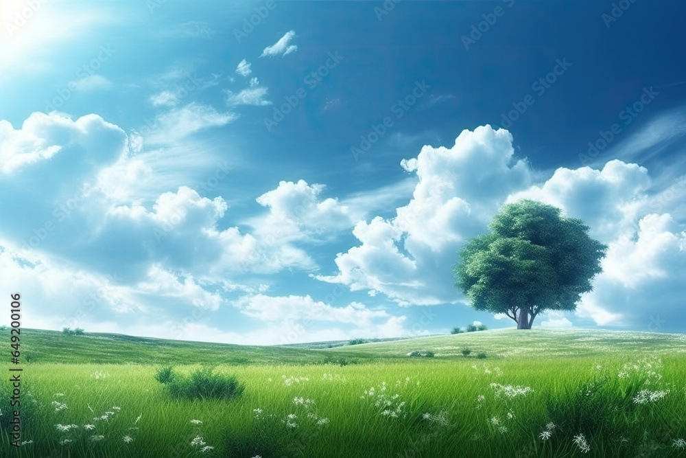 Naturall and Clean background wallpaper for mobile and laptop, AI ...