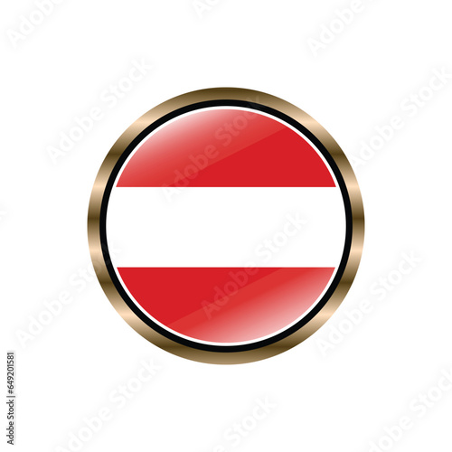 Austria flag circle button vector template, trendy, collection, logo, design Free Download Austria flag circle button vector template, trendy, collection, logo, design - GFXLoad