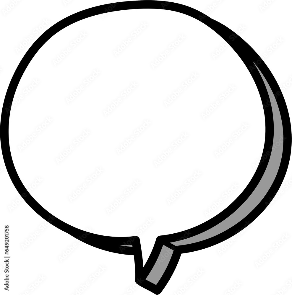 3d speech bubble balloon icon sticker memo keyword planner text box banner, flat png transparent element design