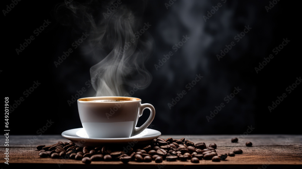 Dark and Moody Coffee Scene