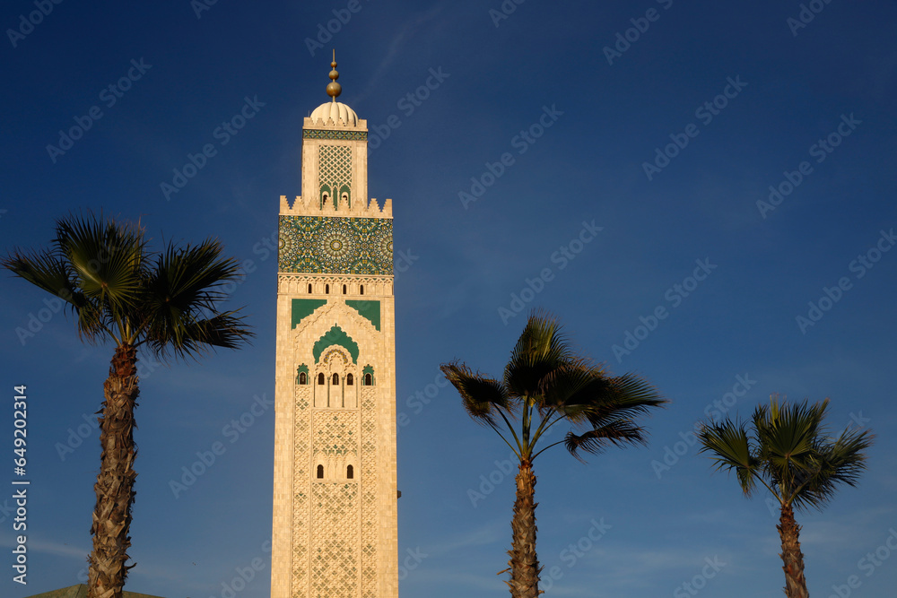 Hassan II mosque, Casablanca, Morocco.