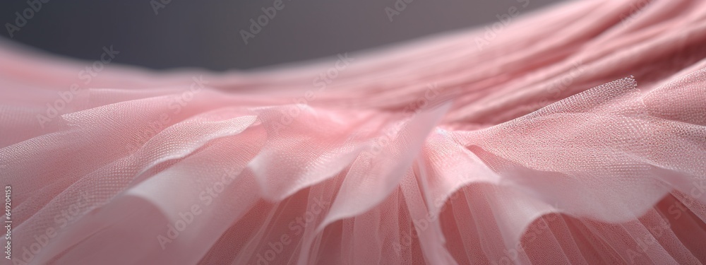Pink tulle ballet dress background with copy space Pink tulle ballet dress background with copy space