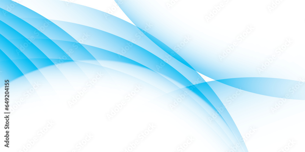 Fototapeta premium Abstract geometric white and blue color background with round shape. Vector illustration.