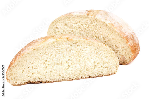 Fresh homemade crisp bread. French bread. Bread at leaven, isola