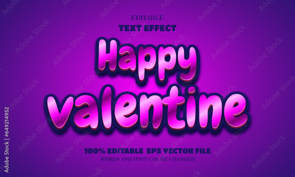 valentine Text, Editable Font Effect valentine Text, Editable Font Effect