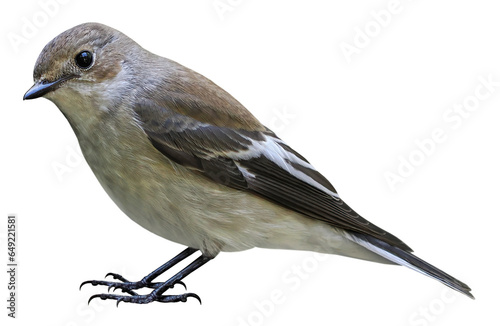 European Pied Flycatcher (Ficedula hypoleuca), PNG, isolated on transparent background