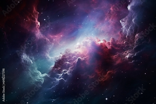 The visualization of a stellar nursery  where stars and planets are born amidst vast clouds of gas and dust  symbolizing the love and creation of cosmic landscapes  love and creati