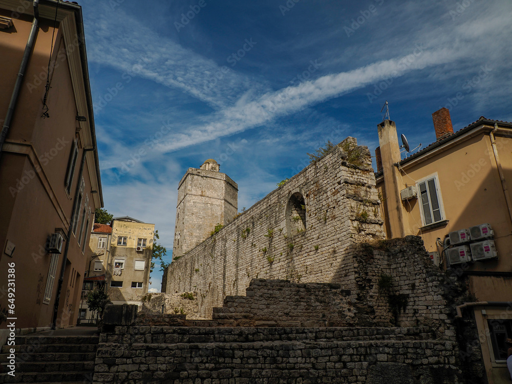 zadar croatia medieval town