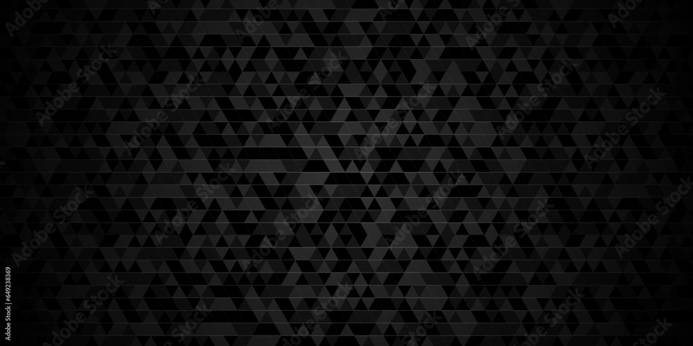 Abstract gray and balck triagnle background. Abstract geometric pattern gray and black Polygon Mosaic triangle Background, business and corporate backdrop background.