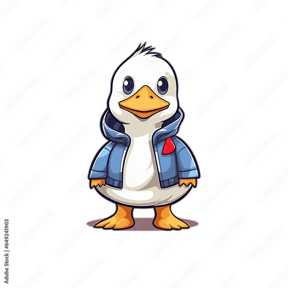 Fototapeta premium Goose, PNG For Tshirt