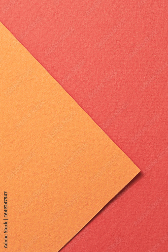 Rough kraft paper background, paper texture orange red colors. Mockup with copy space for text Rough kraft paper background, paper texture orange red colors. Mockup with copy space for text