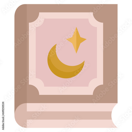 HOLY QURAN filled outline icon,linear,outline,graphic,illustration