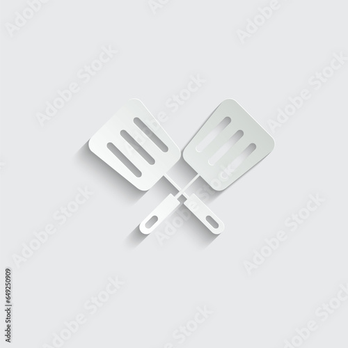 kitchen utensil - icon vector appliance sign