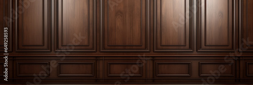 Luxury wooden paneling background or texture