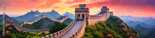 Fotografia Great Wall of China background