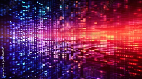 Wallpaper Mural Abstract Futuristic Binary code background, generative ai Torontodigital.ca