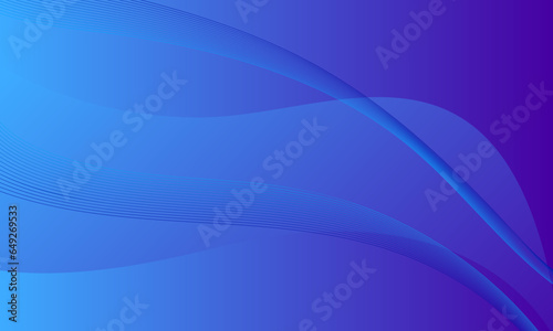 blue lines waves curves soft gradient abstract background