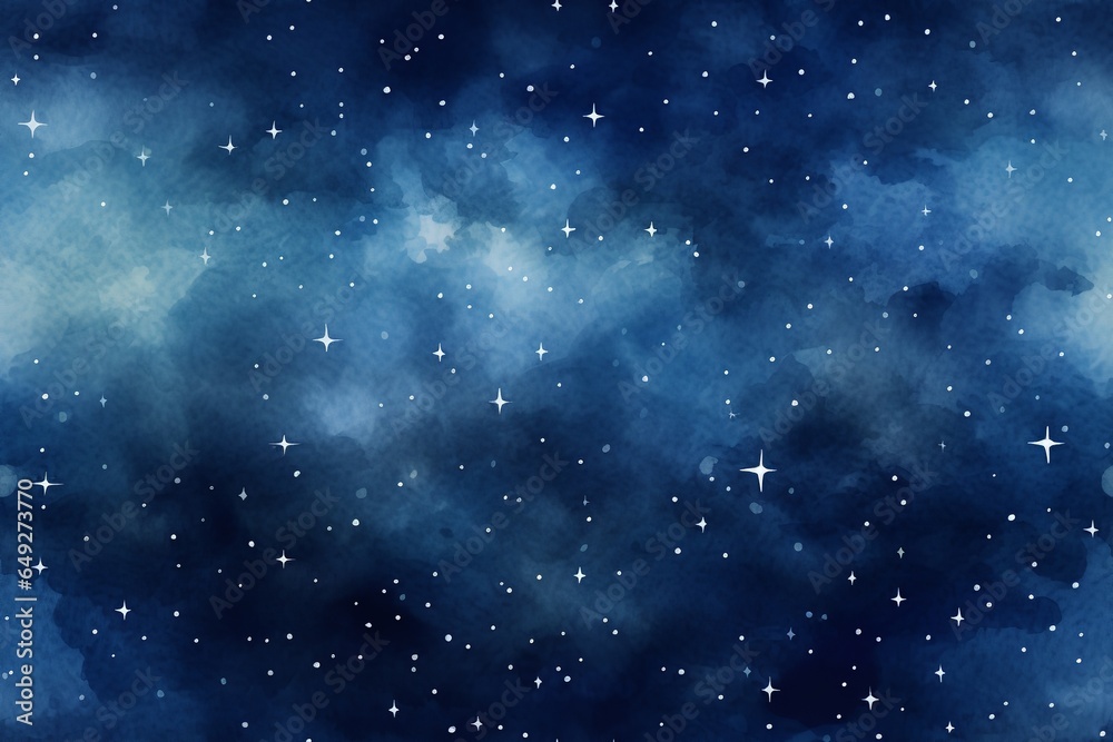 Obraz premium watercolor starry night