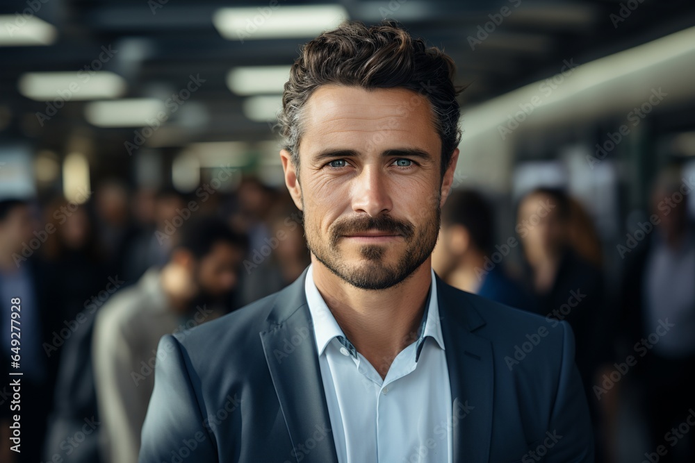 Portrait of a businessman, generative ai Portrait of a businessman, generative ai