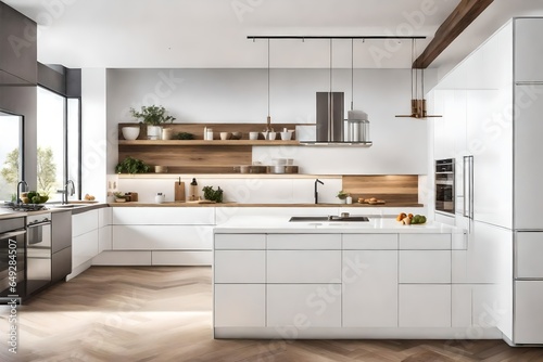 modern kitchen interior