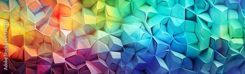 a rainbow colored abstract background banner